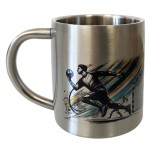 Tasse inox double paroi handball 200 ml