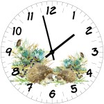 Horloge hrissons en fort 29 cm