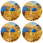 Set de 4 dessous de verres Santorin Set de 4 dessous de verres Santorin