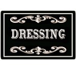 Plaque de porte en métal – Dressing Plaque de porte en métal – Dressing
