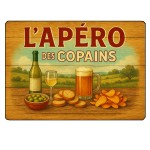 Planche  dcouper lapro des copains  28,5 x 20 cm