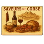 Planche  dcouper saveur de Corse  28,5 x 20 cm