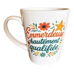 Mug conique Emmerdeuse hautement qualifiée Mug conique Emmerdeuse hautement qualifiée