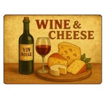 Planche  dcouper vin et fromage  28,5 x 20 cm