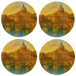 Set de 4 dessous de verres Rome Set de 4 dessous de verres Rome