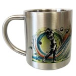 Tasse inox double paroi golf 200 ml
