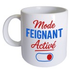 Mug en c�ramique mode feignant activ� � 35 cl