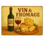 Planche  dcouper vin et fromage  28,5 x 20 cm