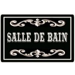 Plaque de porte Salle de bain
