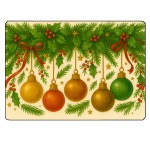 Planche  dcouper Boules de Nol  28,5  20 cm
