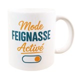 Mug en cramique mode feignasse activ  35 cl