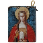 Porte-monnaie Sainte Marie-Madeleine recto verso zipp� 14,5 cm