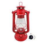 Lampe tempte rouge 30 cm