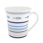 Mug en porcelaine sardines