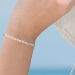 Bracelet réglable en quartz rose Bracelet réglable en quartz rose