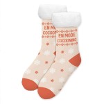 Paire de chaussettes moumoutes mode cocooning  Paire de chaussettes moumoutes mode cocooning