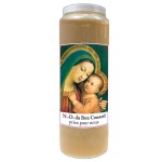 Bougie Notre Dame du Bon Conseil neuvaine
