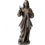 Statuette Christ Miséricordieux de couleur bronze
