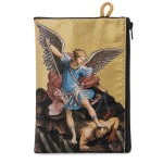 Porte-monnaie Archange Saint Michel zipp� 14,5 cm