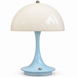 Lightmeup Lampe de table tactile USB bleu pastel sans fil