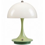 Lightmeup lampe champignon tactile vert pastel rechargeable
