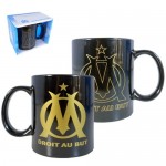 Tasse en cramique logo Or OM Noir