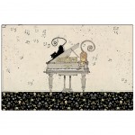 Set de table Chats sur Piano collection Bug Art Set de table Chats sur Piano collection Bug Art
