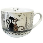 Bol cramique Les chats amoureux AMYS BUG ART
