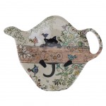 Soucoupe pour sachet de thé chaton