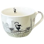 Bol chat  Paris en porcelaine 500 ml