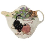 Soucoupe pour sachet de thé Chaton pelote