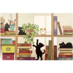 Set de table chatons dans la bibliothque 43 cm