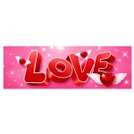 Marque-page Lenticulaire Love