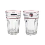 Set de 2 verres à eau Stade Toulousain Set de 2 verres à eau Stade Toulousain