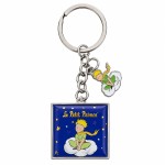 Porte-cl�s Le Petit Prince bleu avec charm