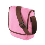 Sacoche bandouli�re rose chocolat 23 cm Bag Base