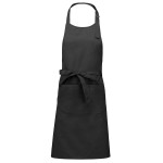 Tablier cuisine anthracite polycoton avec poche