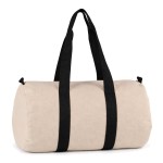Sac polochon coton canvas fermeture zipp�e