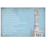 Plaque m�tal pri�re Notre Dame de la Garde 30,5 x 20 cm