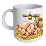 Mug en c�ramique cochon 35 cl