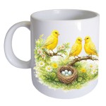 Mug en c�ramique canaris 35 cl CBKr�ation