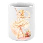 Pot � crayons danseuse en c�ramique cadeau ballerine fille