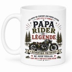 Mug papa rider de l�gende 350 ml