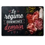 Planche � D�couper Verre Le R�gime Commence Demain