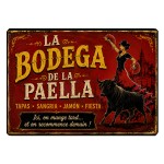 Planche cuisine Espagne La Bodega de la Paella 29 x 20 cm