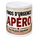 Tirelire ap�ro humoristique � cagnotte pour jours importants