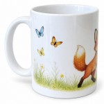 Mug autruches savane africaine en c�ramique 300 ml