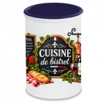 Pot � ustensiles bistrot fran�ais en c�ramique 13 cm