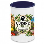 Pot � ustensiles cuisine corse en c�ramique 13 cm