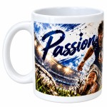 Mug rugby 300 ml en c�ramique cadeau joueur et supporter